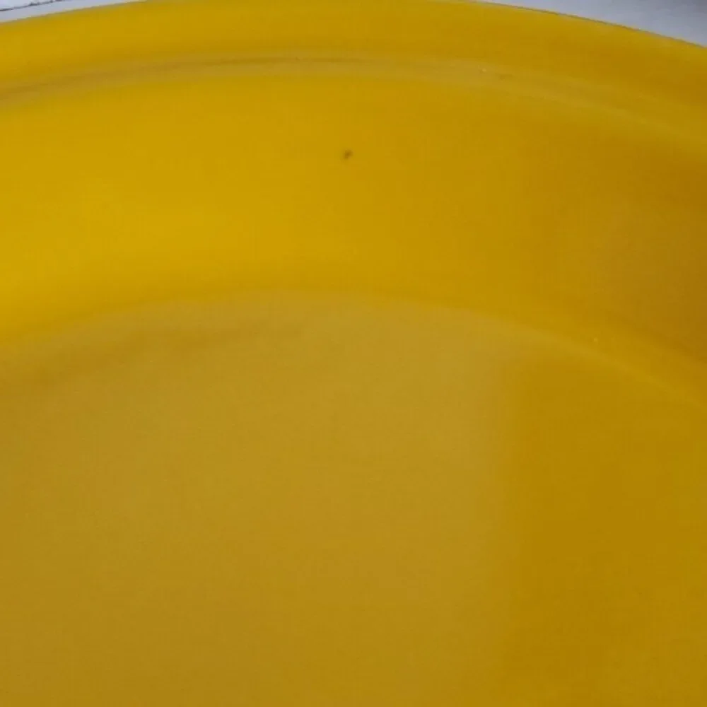 Fiestaware FIESTA Pie Plate Deep Dish Baking Bake Bakeware Baker Yellow CERAMIC